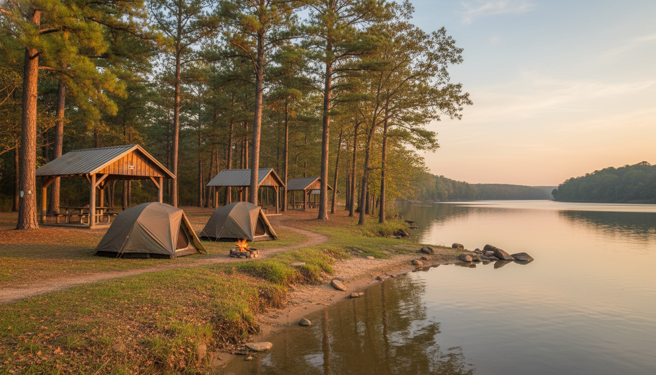 Piney Grove Picnic Area Shelters | Tennessee-Tombigbee Waterway Camping Piney Grove Picnic Area Shelters | Tennessee-Tombigbee Waterway Camping