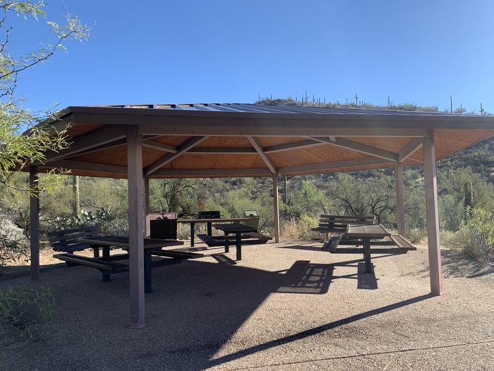 Sabino Canyon Recreation Area Cactus Ramada 2 | Coronado National Forest Camping